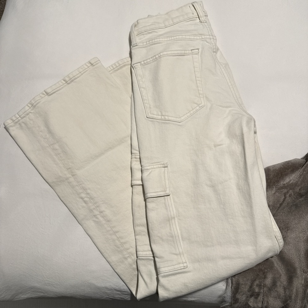 Edwin Women's Off-White Flare Jeans